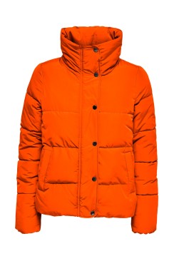 Women Jacket Only Cool Puffer Orange.Com